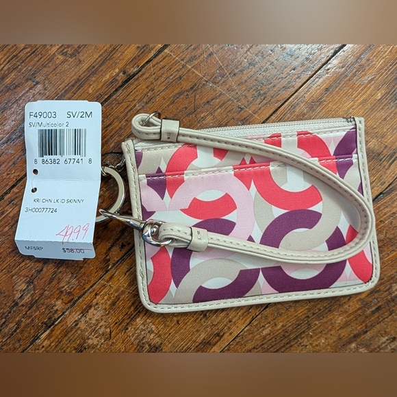 Coach Multicolor Kristin Crossbody bag w/ Wristlet Credit Card Holder NWT - Picture 16 of 17